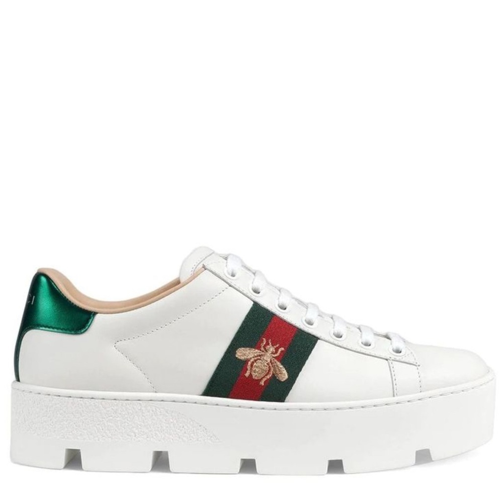 Gucci Ace Platform Sneakers size 35.